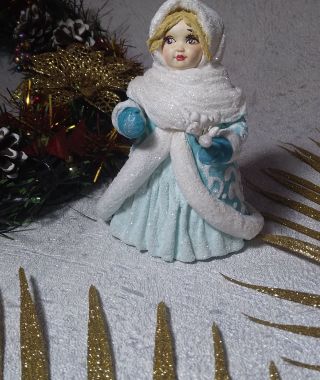 Кукла из ваты Снегурочка | Подарки ручной работы | MasterLand